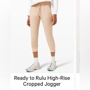 Lululemon ready to rulu crop joggers